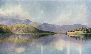 Rovine dei giardini di Lalla Rookh, Lago Manasbal da Unbekannt Unbekannt